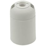 Portalampade E27 in plastica bianca EL1452 Vito