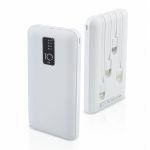Powerbank 8800mAh bianco USB/microUSB/type C/Lightning MOB628 