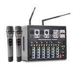 Mixer professionale 7 canali con Bluetooth e microfoni wireless SP6900 