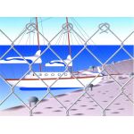 Frigerio RETE PER RECINZIONI A GRIGLIA FLEXYFORT maglia mm.50x50 Ø filo mm.1,90-H cm.100 FV23391 Frigerio