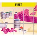 Frigerio RETE PER RECINZIONI ELET/ZINC FIRST maglia mm.13x13 Ø filo mm.1,40-H cm. 80 FV2504 Frigerio