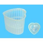 FORMA PER FORMAGGIO E RICOTTA CUORE Ø cm. 6x6,5x5 h capacità gr. 80 FV33883 