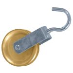 Utilia CARRUCOLA PER STENDIBIANCHERIA IN OTTONE Ø mm. 30 FV33672 Utilia