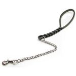 Utilia Pet GUINZAGLIO IN CUOIO DOPPIA TRECCIA CON CATENA cm. 60 col. Assortiti FV30873 Utilia Pet