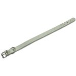 Utilia Pet COLLARE IN CUOIO DI BUFALO SFODERATO cm. 56x3,0 col. Grigio FV31049 Utilia Pet