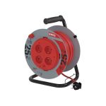 Extension cable on drum - 4 sockets 25m EMOS P19425P TI8710112 EMOS