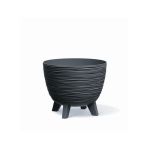 Flowerpot FURU anthracite 29cm TI6442351 PROSPERPLAST