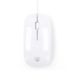 Mouse | Wired | 1000 dpi | Number of buttons: 3 | Both Handed NEMSWD200WT Nedis