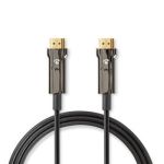 Active Optical Ultra High Speed HDMI Cable with Ethernet | HDMI Connector | HDMI Connector | 8K@60Hz | 48 Gbps | 40.0 m | Round | PVC | Black | Gift Box NECVBG3500BK400 Nedis
