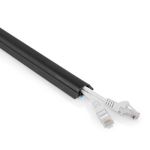 Cable Management | Duct | 1 pcs | Maximum cable thickness: 12 mm | PVC | Black NECMDT3312BK500 Nedis