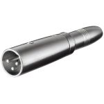 Adattatore XLR maschio 3 pin - jack 6.35mm SP274 Goobay