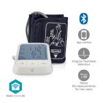SmartLife Blood Pressure Monitor | Arm | Bluetooth | LCD Display | 22 - 42 cm | Detection for cuff wearing / Irregular heartbeat detection / Keep still indication | White NEBTHBP10WT Nedis