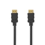 High Speed HDMI Cable with Ethernet | HDMI Connector | HDMI Connector | 4K@60Hz | ARC | 18 Gbps | 20.0 m | Round | PVC | Black | Label NECVGL34060BK200 Nedis