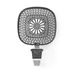 Hot Air Fryer Grill Pan | Non stick coating | Dishwasher safe | Metal | Grey NEKAAF1GP Nedis