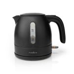 Electric Kettle | 1.0 l | Plastic | Black | Rotatable 360 degrees | Concealed heating element | Strix® controller | Boil-dry protection NEKAWK300EBK Nedis