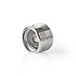 Hose Connector | 1/2'' | 3/4'' | Metal | Silver NEWAAD1234 Nedis