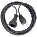 Plug With Earth Contact Power Extension Cable Straight Plug With Earth Contact Male - Plug With Earth Contact Female 25.0 m Black NEBN-EXT02 Brennenstuhl