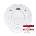 Smoke Alarm | Battery Powered | Battery life up to: 10 year | EN 14604 | With pause button | With test button | 85 dB | ABS | White NEDTCTSL30WT Nedis
