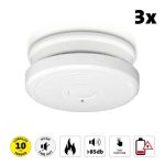 Smoke detector with hush button 3x NESA20 3X Alecto