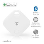 Keyfinder | Compatible with: Apple Find My App | Battery Powered | 1x CR2032 | Batteries included | Bluetooth® version: 5.1 | Battery life up to: 1 year | White | 1 pcs NEBTTAG10WT Nedis