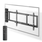 Motorised TV Wall Mount | 32 - 75 " | Maximum supported screen weight: 50 kg | Rotatable | Minimum wall distance: 56 mm | Remote controlled | ABS / Steel | Black NETVWM5860BK Nedis
