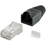 Spina RJ45, CAT 5e STP schermata con guaina di protezione da piegatura WE68749 Goobay