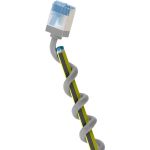 CAT 6A cavo patch ultra-flessibile, slim, U/FTP, grigio WE74304 Goobay