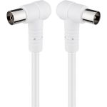 Cavo antenna angolato (80 dB), doppia schermatura WE67356 Goobay