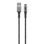 Cavo tessile da USB-C a USB-A con spine in metallo 2 m WE49297 Goobay