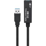 USB 3.0 cavo di prolunga USB attivo, 5 m, nero WE95727 Goobay