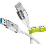 Cavo Ethernet da USB-A 3.0 a RJ45, Slim, 10 m WE74383 Goobay