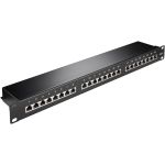 CAT 6 pannello patch da 19 pollici (48,3 cm), 24 porte (1 U) WE93048 Goobay