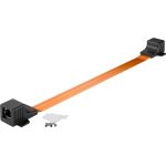 RJ45 LAN passacavo per finestra ultra-slim 0,5 m WE71413 Goobay