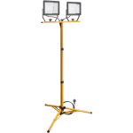 Faretto da costruzione a LED con treppiede telescopico, 2x 50 W WE49984 Goobay