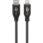 Cavo di ricarica e sincronizzazione da Lightning a USB-C, 2 m, nero WE39447 Goobay