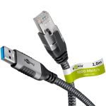Cavo Ethernet da USB-A 3.0 a RJ45, 2 m WE70498 Goobay