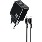 Caricabatterie ricarica rapida con cavo USB Type C nero 1m JB092 F4400 Jokade