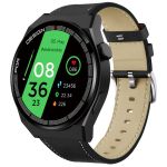 Smartwatch sportivo IP68 display 1,50" e cinturino effetto pelle KSC-1139 F4775 Kakusiga