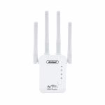 Ripetitore WiFi mini router 2.4GHz 4 antenne bianco Z980 Andowl