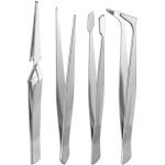 Kit di 4 pinzette di precisione in metallo da 110 mm F1678 Fixpoint