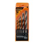 Set punte trapano per legno 5 pezzi 4-5-6-8-10mm TL7690 Toolmak