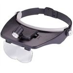 Lente di ingrandimento "a visiera" con illuminazione LED U835 