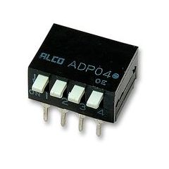 Dip switch 4 vie piano NOS100721 