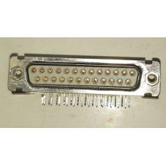Connettore D-SUB 25 poli femmina 90° - gold plated NOS100775 