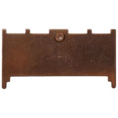 Piastra in rame 65x33mm A2491 