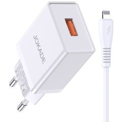Caricabatterie USB Lightning  ricarica rapida 5V/5A JB022 F2150 Jokade