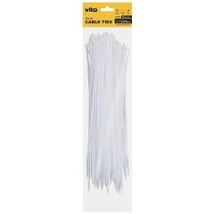 Fascette fermacavi autobloccanti bianche 7.0X350mm - 25 pezzi EL1462 Vito