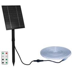 Striscia LED da esterno 5m con pannello solare 18W 900Lm 3000k luce calda EL3183 Vito