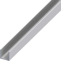Alfer PROFILO A U ALLUMINIO Argento Satinato mm. 10x15x1 mt. 1 FV53674 Alfer