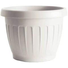 Bama VASO TONDO TERRA Col. Bianco Ø cm. 25x18,5 h  FV53040 Bama